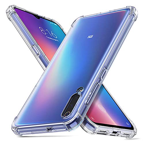 ORNARTO Funda Mi9 se,Mi9 se Carcasa Silicona Transparente Protector TPU Airbag Anti-Choque Ultra-Delgado Anti-arañazos Case Caso para Teléfono Xiaomi Mi 9 Se(2019) 5,97" Claro