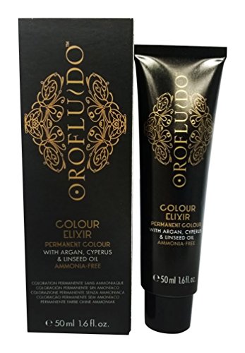 Orofluido Colour Elixir Tinte Permanente, Tono 7.35 Medium Amber Blonde - 50 ml