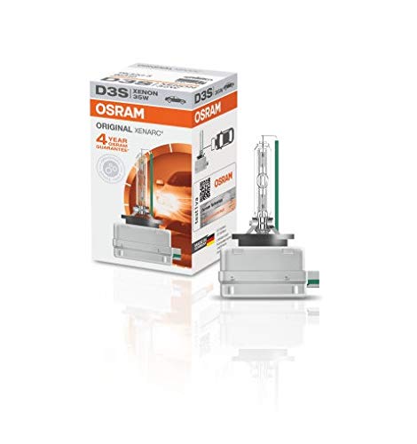 OSRAM XENARC ORIGINAL D3S HID, lámpara de xenón, lámpara de descarga, calidad de equipamiento original (OEM), 66340, estuche (1 unidad)