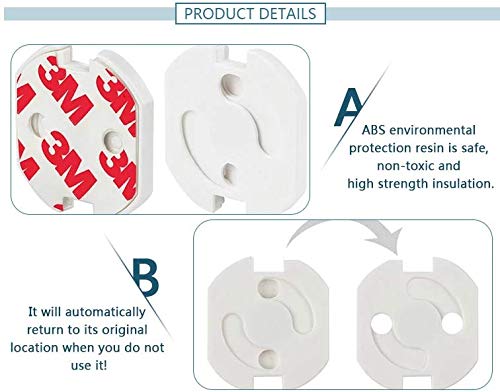 Pack 30 - Kit Bebes Y Ninos: Caja De 10 X Tapa Enchufes Inteligente + 20 X Protector De Esquinas Mesas Y Muebles Seguridad Proteccion Infantil En Casa Protege Bebe En El Hogar Idea De Regalo Para Mama