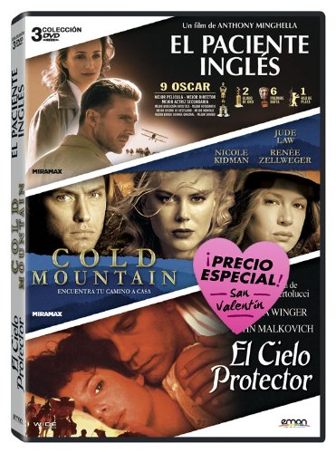 Pack San Valentín: El Paciente Inglés + Cold Mountain + El Cielo Protector [DVD]