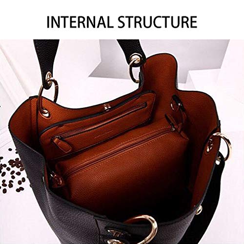 Pahajim moda PU cuero bolsos impermeables superior manejar bolsos de la taleguilla del bolso de hombro de las mujeres bolsas de hombro bolsa de hombro