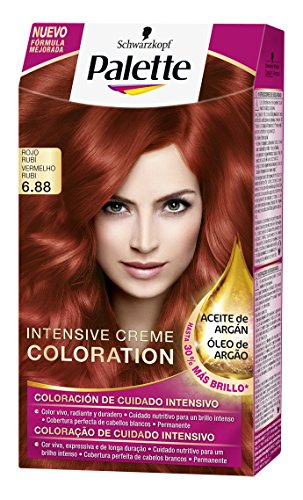 Palette Intense - Tono 6.88 Rojo Rubí - Coloración Permanente - Schwarzkopf