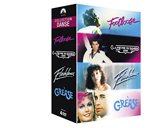 Paramount Collection Danse : Footloose + La fièvre du samedi soir + Flashdance + Grease [Francia] [DVD]