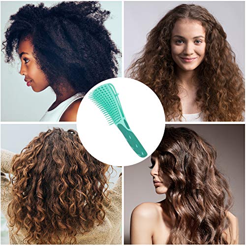 Peine cepillo desenredante fácil para cabello afro 3a a 4c