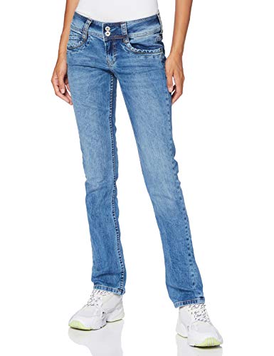 Pepe Jeans Gen Vaqueros Straight, Azul (000Denim 000), W34/L34 (Talla del Fabricante: 34) para Mujer