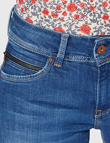 Pepe Jeans New Brooke Vaqueros, Azul (10Oz Str 8Dip Royal Dk), W27/L30 para Mujer