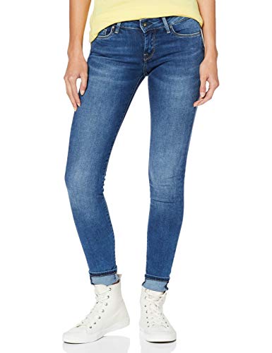 Pepe Jeans Vaqueros Skinny, Azul (Denim 000), W26 (Talla del Fabricante: 26) para Mujer