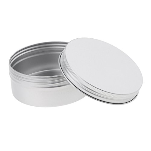 perfeclan Tarros de Aluminio Latas de Crema Recipientes Cosméticos Envase de Loción Estuche de Caramelos - 5pcs 250ml