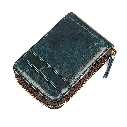 Personalizado Bolso for tarjeta de cuero de estilo de órgano de billetera for hombre de moda duradera Monedero de cuero El bolso for tarjeta de cuero RFID es una tendencia de moda for viajes de ocio C