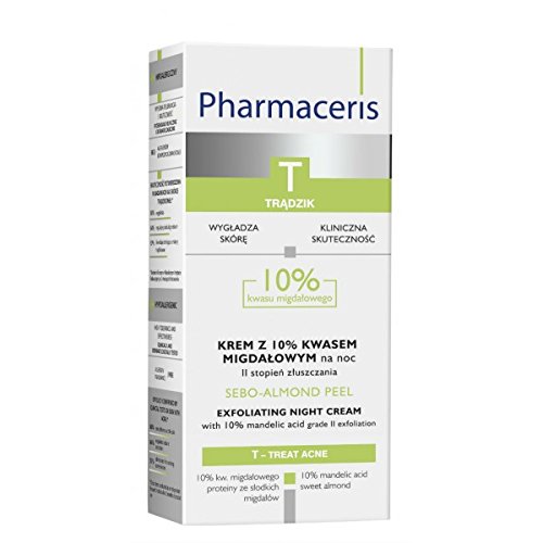 PHARMACERIS T SEBO - 10% MANDELIC ACID PEELING CREAM FOR ACNE, PRONE, OILY SKIN by PHARMACERIS