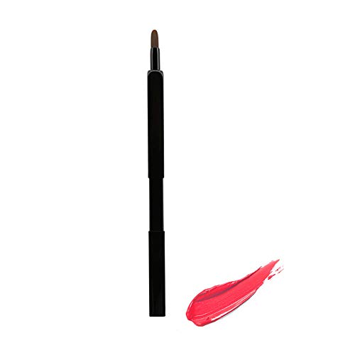 Pinceles de Maquillaje de Labios,Cepillo de Labios portátil retráctil,Cerdas Suaves brochas de Maquillaje de Labios Reutilizable de Premium para lápiz Labial Bálsamo Labial Color de Labios