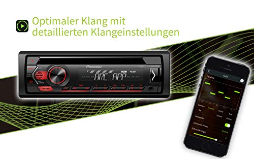 Pioneer Autorradio DEH-S120UB, Iluminación Ambar