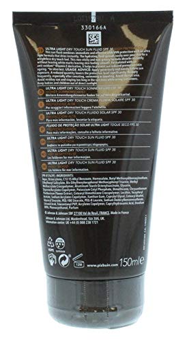 Piz Buin - Protección Solar, Ultra Light Dry Touch Fluido Solar Cuerpo SPF 30 - Protección alta Tubo 150 ml