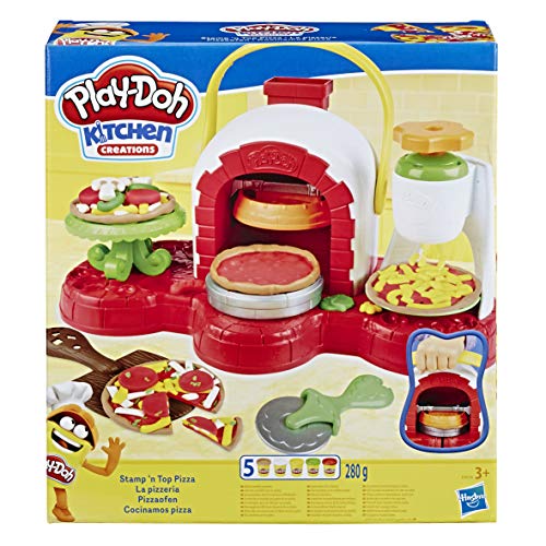 Play-Doh-Cocina de Pizza, multicolor, Talla Única Hasbro E4576EU4 , color/modelo surtido