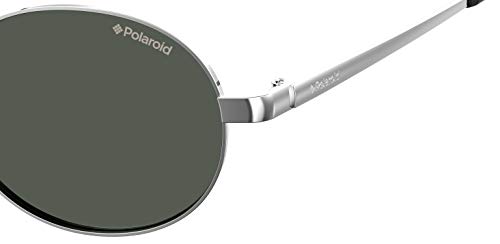 Polaroid PLD 6066/S Gafas de sol, Multicolor (Silv Blk), 51 Unisex Adulto