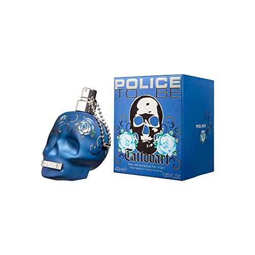 Police To Be Man Tattoo Art, Agua fresca - 40 ml.