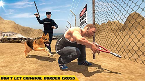 Policía fronteriza Dog Chase Adventure Simulator 3D: Vegas City Gangster Crime In Prison Escape Survival Adventure Juegos Sim Gratis para niños 2018