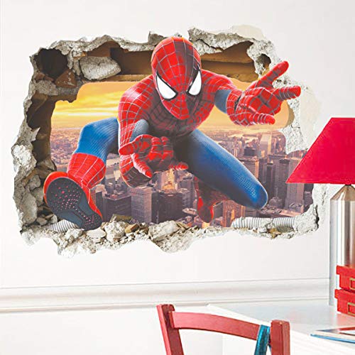 Polly Online 2 PCS Póster Spiderman Spiderman Vinilos Decorativos Spiderman Etiqueta de la Pared