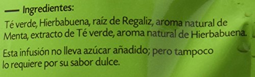 Pompadour Té Verde Hierba Buena Frío - 18 bolsitas