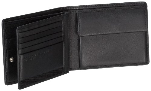 Porsche Design 09/18/09727-01 - Monedero de Cuero Unisex, Color Negro, Talla One Size