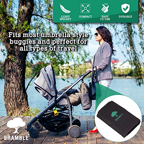 Premium Universal Bolsa de Transporte de Cochecito - Bolsa de Cochecito de Viaje, Carrito Bebe - Ligero Compacto Impermeable - Protección Total para Viaje, Avión Gate Check o Almacenamiento.