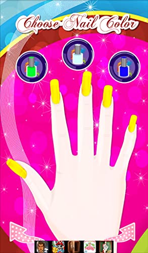 Princess Nail Salon Dress Up - juegos de uñas para niñas gratis