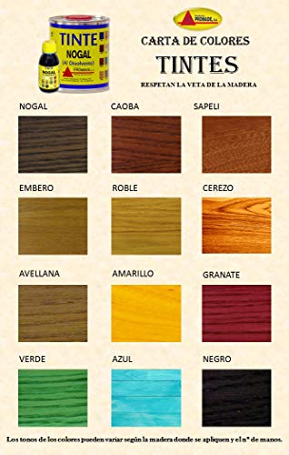 Promade - Tinte al disolvente para teñir la madera. Tonos de madera y colores vivos y modernos (750 ml, Roble)