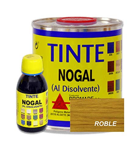 Promade - Tinte al disolvente para teñir la madera. Tonos de madera y colores vivos y modernos (750 ml, Roble)