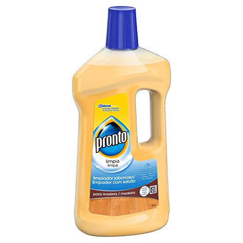 Pronto Limpiador Jabonoso - Producto de limpieza para suelos y muebles de madera, 750 ml