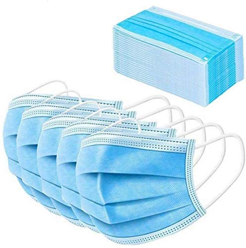 Protector facial de 3 capas con cubierta elástica para el asa del oído Anti-polvo de cara completa (30 PCS)