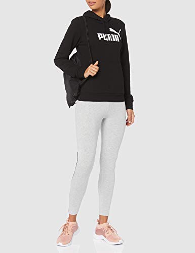 PUMA Essentials Logo HDY TR W Sudadera con Capucha, Mujer, Negro (Cotton Black), XS