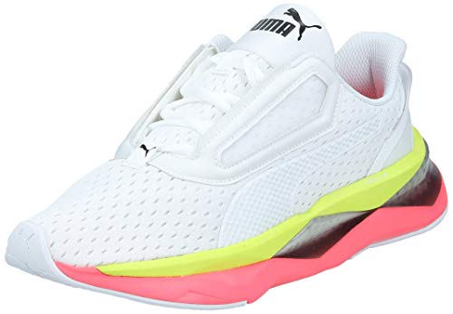 PUMA LQDCell Shatter XT Wn's, Zapatillas Deportivas para Interior para Mujer, Blanco White Pink Alert, 40 EU