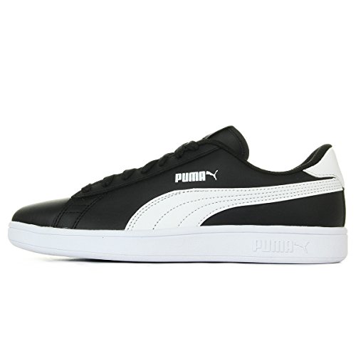 PUMA Smash V2 L JR, Zapatillas Unisex niños, Negro Black White, 37 EU