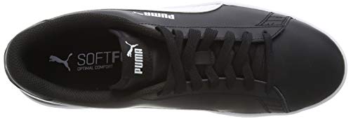 PUMA Smash V2 L, Zapatillas Unisex Adulto, Negro Black White, 41 EU