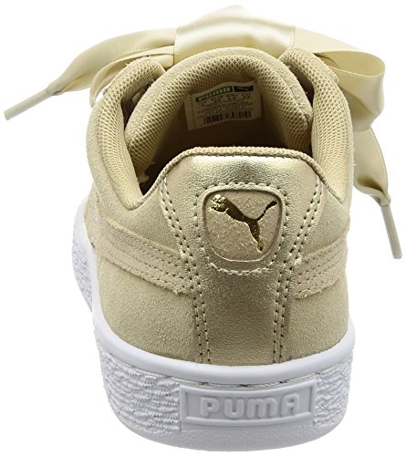 Puma Suede Heart Safari, Zapatillas para Mujer, Beige (Beige 364083/01), 38 EU