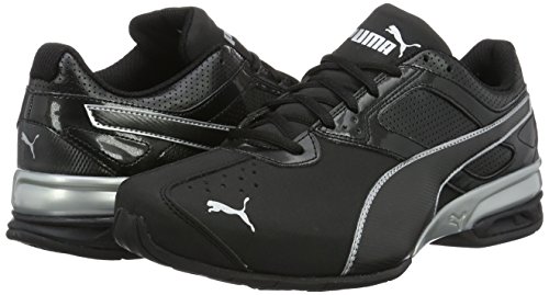 PUMA Tazon 6 FM, Zapatillas para Correr de Carretera para Hombre, Negro Black Silver, 46 EU