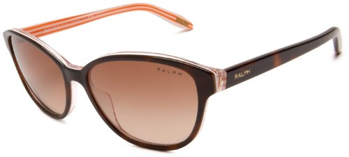 Ralph Lauren RALPH BY 0Ra5128 Gafas de Sol, Amber/Orange Stripes, 55 para Mujer