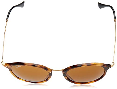 Ray-Ban 0Rb2447 1160 Gafas de Sol, Spotted Brown Havana, 52 para Hombre