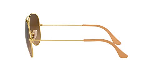 Ray-Ban 0RB3025 Gafas de sol, Matte Gold, 57 para Hombre