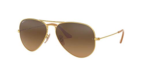 Ray-Ban 0RB3025 Gafas de sol, Matte Gold, 57 para Hombre