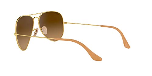 Ray-Ban 0RB3025 Gafas de sol, Matte Gold, 57 para Hombre