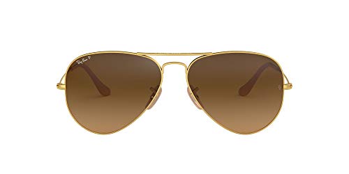 Ray-Ban 0RB3025 Gafas de sol, Matte Gold, 57 para Hombre