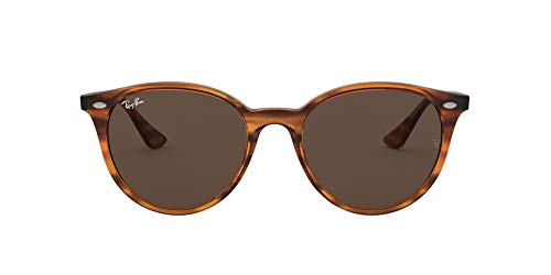 Ray-Ban 0RB4305 Gafas de sol, Striped Red Havana, 53 Unisex