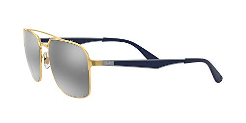 Ray-Ban 3570 Gafas de sol, Gold, 58 Unisex-Adulto