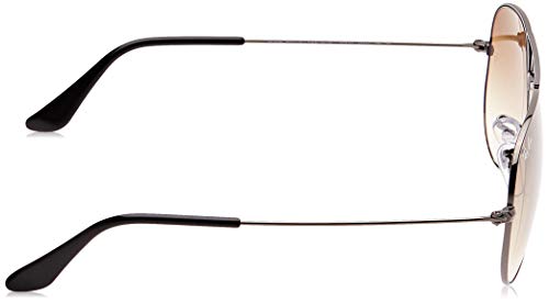 Ray-Ban Aviator RB 3025, Gafas de Sol Unisex, Plateado (004/51), 55 mm