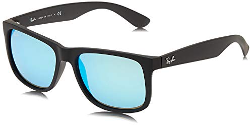 Ray-Ban Justin RB4165 - Gafas de sol Unisex, Negro (Blue 622/55), 51 mm