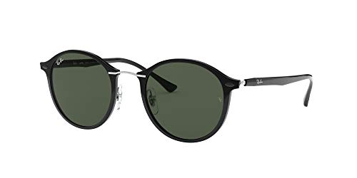 Ray-Ban RB 4242 Light Ray Gafas de sol, Black, 49 Unisex-Adulto