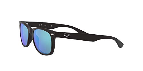 Ray-Ban Rj9052S Gafas de sol, Rectangulares Unisex niños, negro