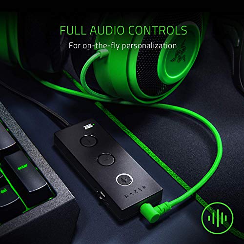 Razer Kraken Tournament Edition Auriculares Gaming, con Cable, Control de Audio y THX Spatial Audio, Alámbrico, Verde